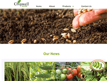 Tablet Screenshot of cropwellseeds.com